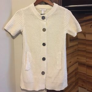 Charter Club petite white sweater